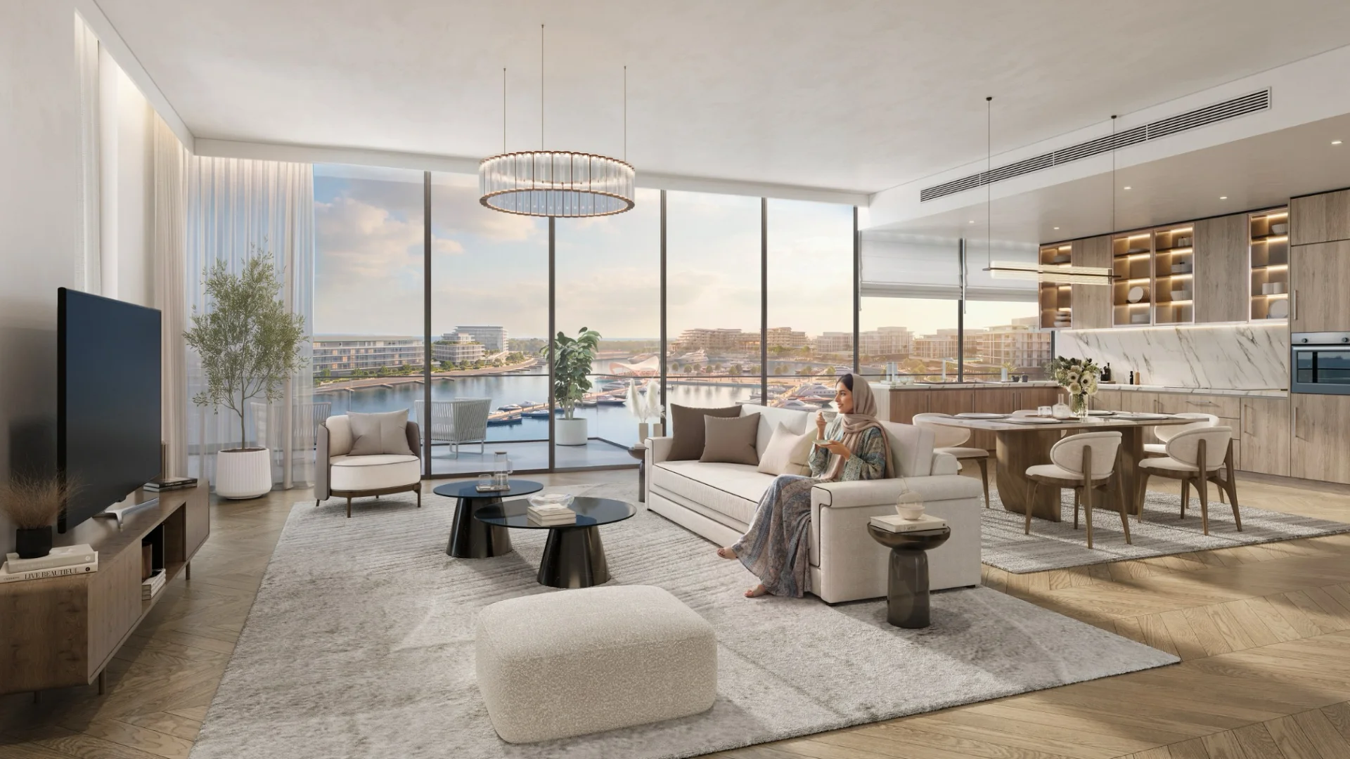 Waterfront residence at Ramhan Marina